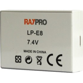 Resim Canon Eos 550D 600D 650D 700D için Lp-E8 Batarya Pil Lpe8 