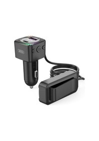 Resim Bcc13 Çok Fonksiyonlu Araç Şarj Adaptörü - Led Işıklı Çift Usb Çıkışlı - 5v3.1v Ortam Aydınlatmalı 