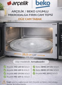Resim ÖZ BEYAZ EŞYA ARÇELİK MD 201 B MİKRO DALGA CAM TEPSİSİ 
