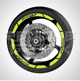 Resim Yamaha R25 Jant Şeridi Florasan Sarı 