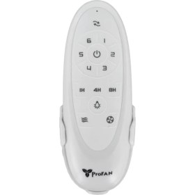 Resim Alsanfan Emirgan Aydıntalatmalı Uzaktan Kumandalı Açılır-Kapanır Gizli Kanatlı Tavan Vantilatörü 