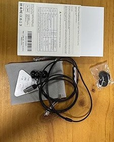 Resim USB C kulaklık iPhone 16/15 Pro Max Plus için kablo USB c Samsung Galaxy S25 S24 Ultra S23 A56A16 için kulak içi kulaklık mikrofonlu tip c Apple iPad pro Google Pixel 9/8 (siyah) 