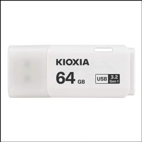 Resim Kıoxıa U301w 64gb Usb 3.2 Gen1 Transmemory Flash Disk Beyaz 