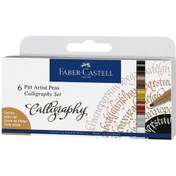 Resim Faber Castell Calligraphy Seti 6Lı 167506 