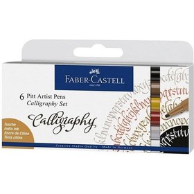 Resim Faber Castell Calligraphy Seti 6Lı 167506 