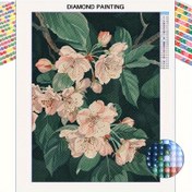 Resim Yetişkinler için 5D Elmas Boyama Seti, Tam Matkap Çiçek Sanat Seti, Yeni Başlayanlar için DIY Yuvarlak Elmas Sanat El Sanatları, Çerçevesiz Mozaik Duvar Sanatı Dekoru, Ev Duvar Dekorasyonu Hediye, 29,97 x 40,13 cm 