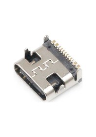 Resim Type-C Usb Soket 16 Pin Smd USB 3.1 Cep Telefonu Elektronik Cihaz 