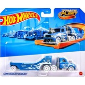 Resim Hot Wheels Kamyon Semi Rodger Dodger - Mavi Çok Renkli 