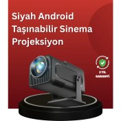 Resim Zengezur Uzun Ömürlü Lamba ve Dahili Hoparlörlü Ev Sinema Projektörü 