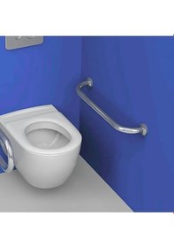 Resim Yaşlı Ve Bedensel Engelli Tutunma Barı,küvet Tutamağı Paslanmaz Krom Kalın Banyo Tutamağı 32q 60cm Krom 