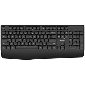 Resim Philips Spk6348 Kablosuz Türkçe Q Klavye Siyah 