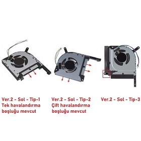 Resim Asus Fa506ıu-bq078t Fan V2 Sol Fan Tip1 1 Adet 