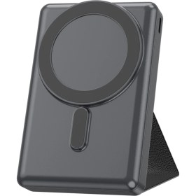 Resim Wiwu Jc-20 Hızlı Şarj Standlı Magsafe Wireless Powerbank 15W 10000MAH iPhone 12-13-14 Serisi Uyumlu 