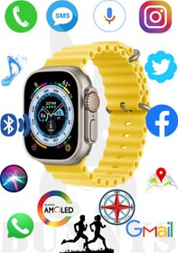 Resim General Mobile GM 22 Uyumlu Akıllı Saat Watch 8 Ultra 49MM Konuşma Özellikli AMOLED EKRAN 