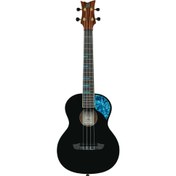 Resim Ortega Ghost Series Tenor Ukulele (Siyah) 