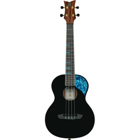 Resim Ortega Ghost Series Tenor Ukulele (Siyah) 