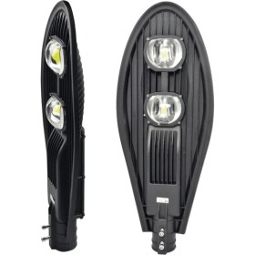 Resim Dora Led 100 Watt Cob Ledli Sokak Armatürü 12 Volt Sokak Armatürü 12v Beyaz-220 Volt 