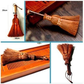 Resim Omeniv Doğal Lif Toz Fırçası Mini Süpürge 