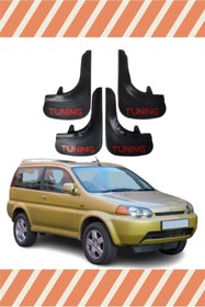 Resim bgfix Honda Hrv 1998-2006 Tunıng Yazılı 4'lü Tozluk Çamurluk Paçalık 