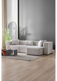 Resim Katt Modüler Ekstra Rahat İskeletli Koltuk 3 Lü 10 Renk Gri 