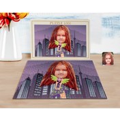 Resim Bk Gift Kişiye Özel Kız Çocuk Karikatürlü 1000 Parça Profesyonel Puzzle-11 