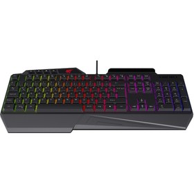 Resim Havit Gamenote KB488L RGB Aydınlatmalı Oyuncu Klavyesi - Telefon Tutuculu - Türkçe Q 