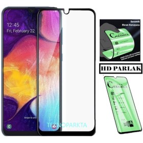 Resim TEKNOPARKTA Xiaomi Poco C40 Ekran Koruyucu Seramik Nano Cam Esnek Tam Kaplayan Kırılmaz Ekran 