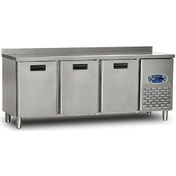 Resim Dampak 3 Kapılı Cam Tezgah Tipi Buzdolabı 455 Litre 200 X 70 X 85 Cm 