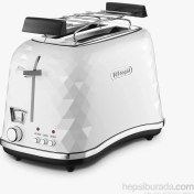 Resim Delonghi Brillante CTJ 2103.W Ekmek Kızartma Makinesi-Beyaz 