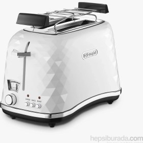 Resim Delonghi Brillante CTJ 2103.W Ekmek Kızartma Makinesi-Beyaz 