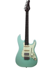 Resim Schecter Nick Johnston Traditional Hss 10th Anniversary Elektro Gitar Atomic Green 