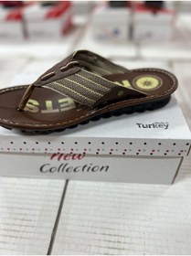 Resim ULUSOY Monta tabanı şilteli kaymaz Parmak arası erkek terlik 