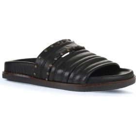Resim Bueno Shoes Siyah Deri Kadın Düz Terlik 01WU5829 01WU5829 