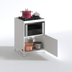 Resim ocak dolabı doğangün byz 85 * 60 * 56 hazır mutfak ankastre gömme ocak için arkalıksız 