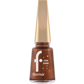Resim Flormar Star Shine Yoğun Pigmentli ve Metalik Görünümlü Oje 005 Bronze Flash 