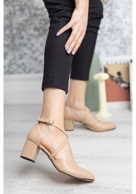 Resim GİMER - 7 Punt Karnıyarık Nut Cilt Stiletto - MZ121901G 