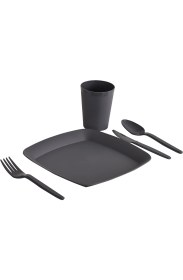 Resim Vesta Concept 32 Parça 6 Kişilik Piknik Seti - Tabak, Bardak, Çatal, Kaşık & Bıçak 
