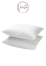 Resim 2 Li Lila Yastık Kılıfı Seti 50x70 Cm Yumuşak Dokulu, Şık Ve Dayanıklı Kumaş Beyaz 