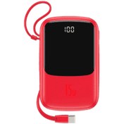 Resim BASEUS QPow 10.000 mAh Taşınabilir Şarj Cihazı Kırmızı 