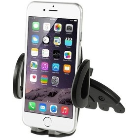 Resim Cbtx H74c81 360 Derece Dönen Top Kafa Araba Cd Yuvası Montaj Tutucu 50-95mm Cep Telefonu Tablet İçin Siyah 