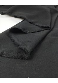 Resim Siyah Renkte Krep Kumaş En 140 Cm X Boy 260 Cm -9613 Renkli 