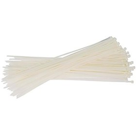 Resim 1000 Adet Beyaz Plastik Cırt Kelepçe Kablo Bağı 3.6x370mm 