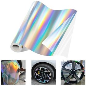 Resim Esemiz Hologram Araç Motosiklet Kaplama Folyosu 50cmx152cm 