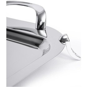 Resim Maxx Doria Aqua Ayaklı Çelik Tepsi Platin Pa6013 Metal 