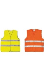 Resim Sarı Reflektörlü Fosforlu Ikaz Yeleği 