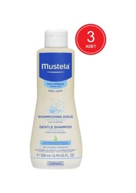 Resim Mustela Gentle Bebek Şampuanı 3 x 500 ML 