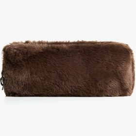 Resim Bershka Suni kürk görünümlü kalem kutusu 