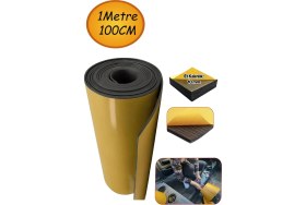 Resim Nublado Yapışkanlı Araç Ses Isı Yalıtım Izolasyon Bant EN:100 cm Kalınlık:10 mm Uzunluk1 Metre Kauçuk Sünger 