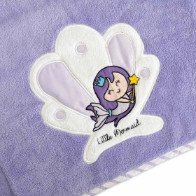 Resim Hype Store Milk Moo Soft Cuddles Bebek Battaniye Küçük Deniz Kızı (Lila) 