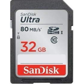 Resim Sandisk 32Gb 80Mb/Sn Ultra Sdhc Hafıza Kartı Class 10 